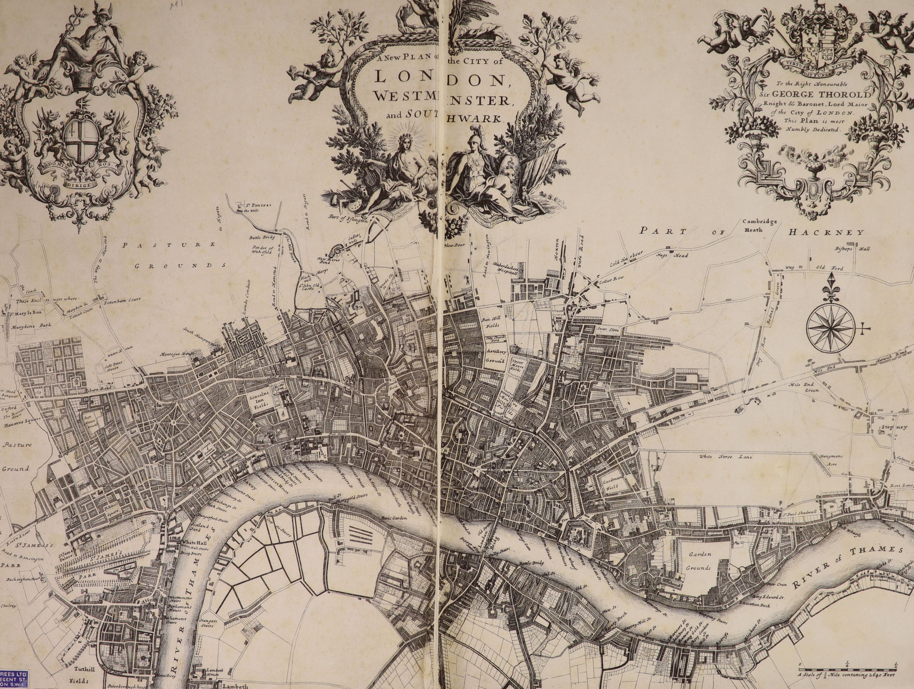 Defoe, Daniel - A Tour thro’ London about the year 1725, folio, calf, B.T. Batsford, London, 1929, with slip case